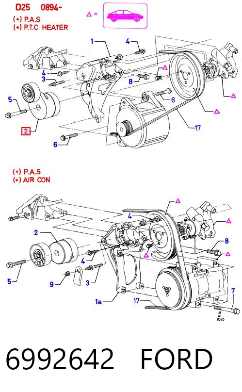 Comprar Tensor de correa poli V  Transit  E