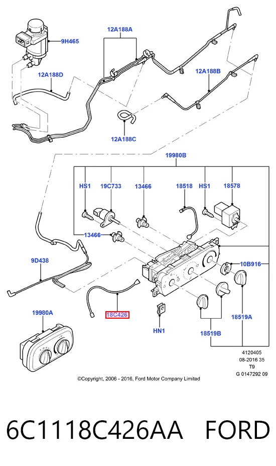 6C1118C426AA FORD