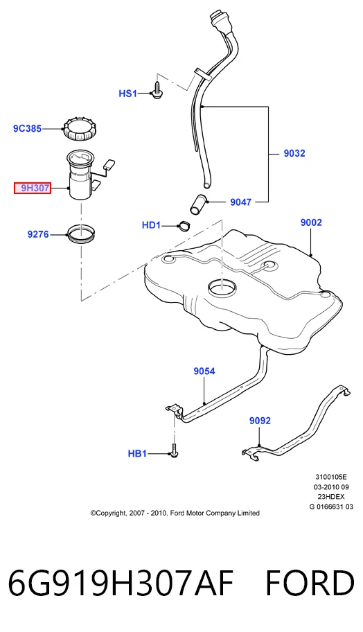 6G919H307AF Ford