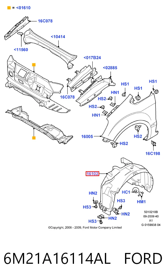 Paso rueda delantero derecho para Ford Galaxy II CA1 WA6