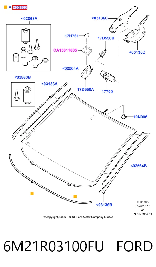 Comprar Luna parabrisas S-Max  CA1