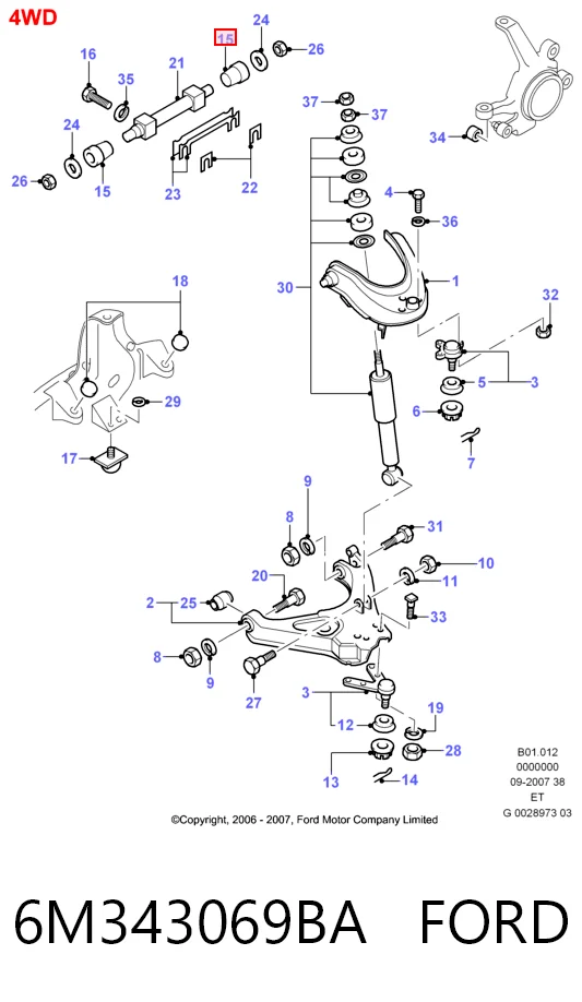 6M343069BA Ford
