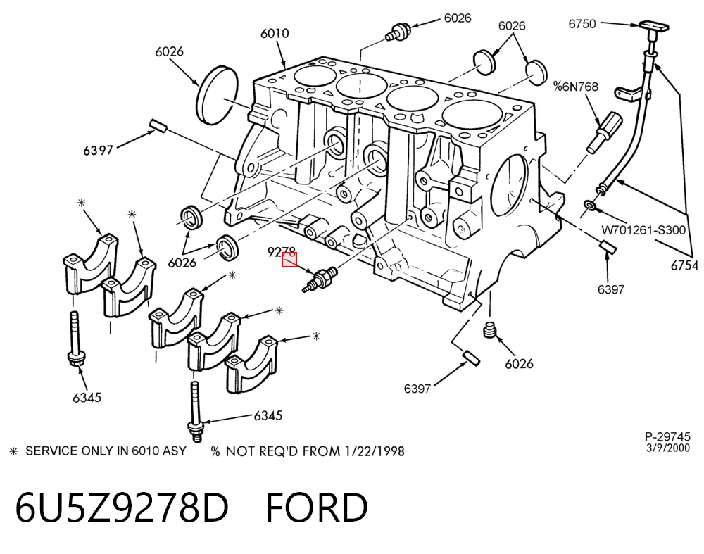 Manómetro de presión de aceite Ford Escape SUV (2001 - 2007) precio, desde 7,66 EUR