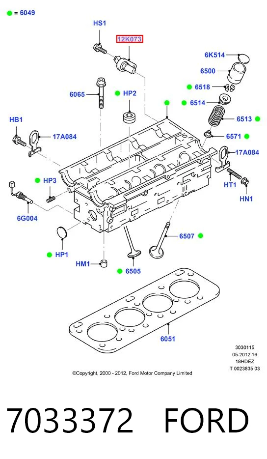 Sensor de posición de árbol de levas Ford Mondeo II (BFP)