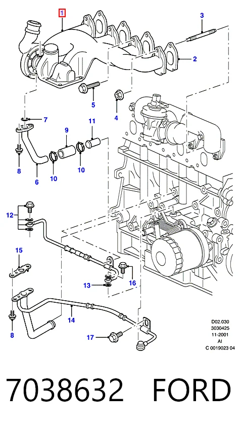  Turbocompresor Ford Fiesta 