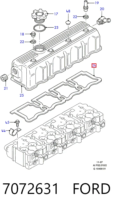 Junta de balancínes para Alfa Romeo Giulietta  116