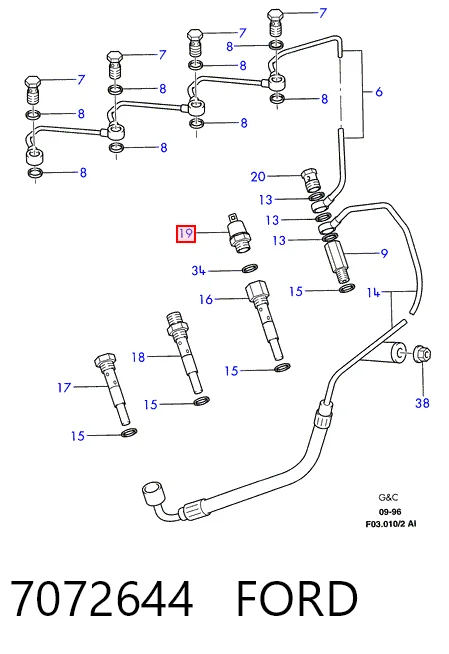 Comprar Sensor de presión de aceite Land Rover Discovery I LG, LJ