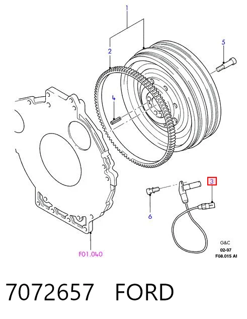Sensor ckp VAG 94460611500