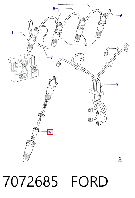 Inyector de combustible para Opel Frontera A 5MWL4
