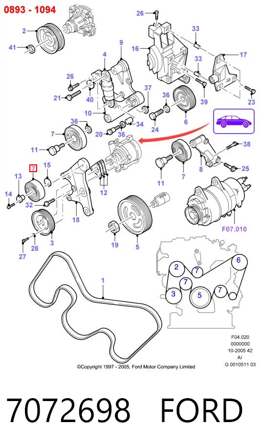 7072698 Ford