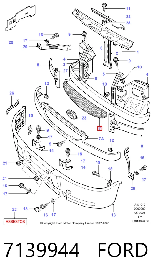 Panal de radiador Ford Transit  furgoneta comprar en España