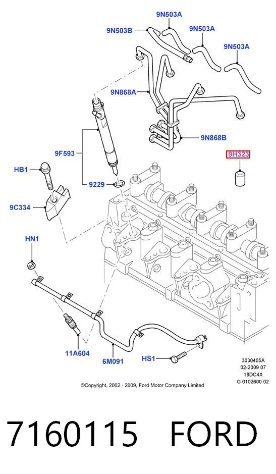 7160115 Ford