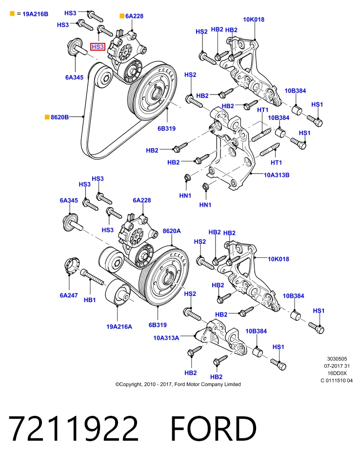 7211922 Ford