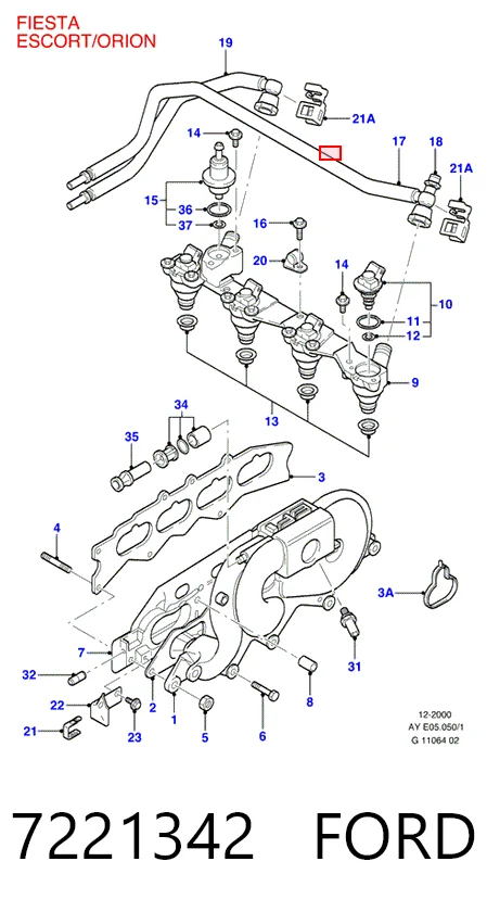 Cuerpo de aceleración completo Ford Fiesta Mk3 hatchback (GFJ) (1989 - 1995) precio, desde 40,66 EUR