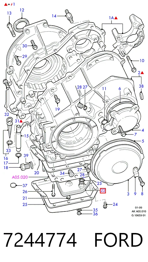 Comprar Filtro de transmisión automática Ford Fiesta III GFJ a bajo precio