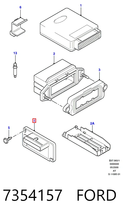 Unidad de mando sistema de encendido Ford Mondeo II sedán (BFP) (1996 - 2000) precio, desde 56,63 EUR