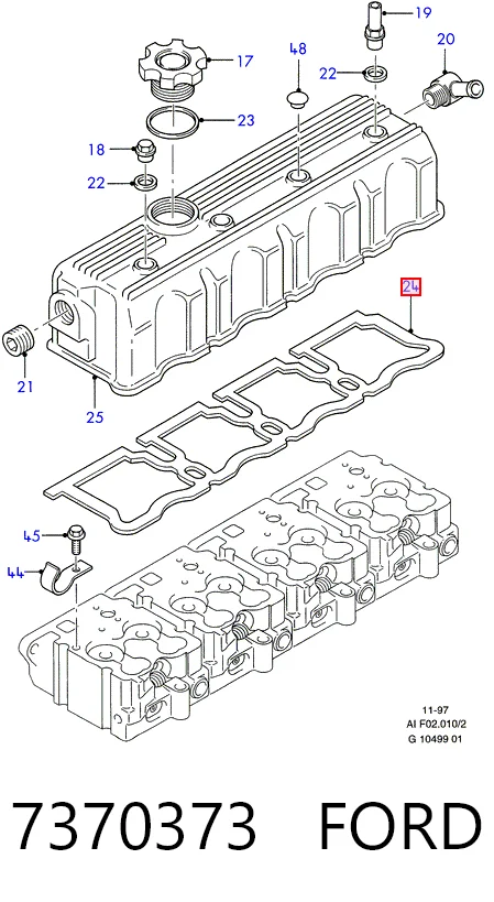 Junta tapa válvula Alfa Romeo Giulietta sedán (116) (1979 - 1985) precio, desde 4,29 EUR