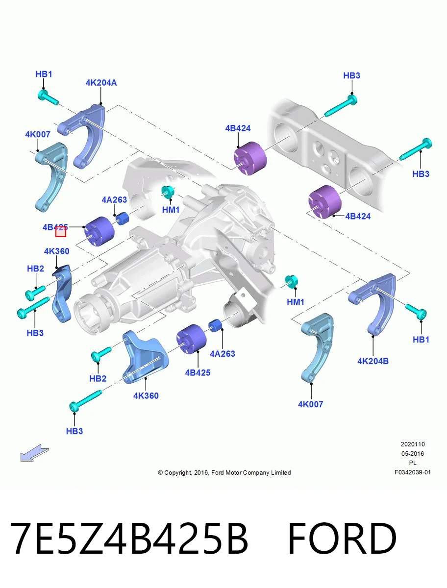 7E5Z4B425B Ford