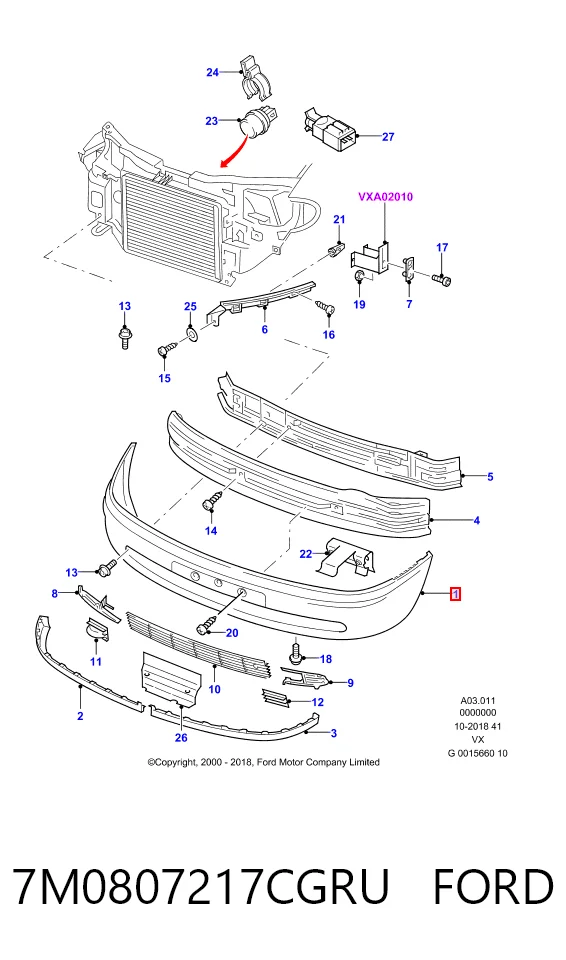 Comprar Paragolpes Seat Alhambra  7V8, 7V9