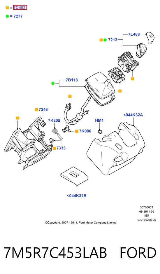 Comprar Palanca de cambios Ford C-Max  DM2