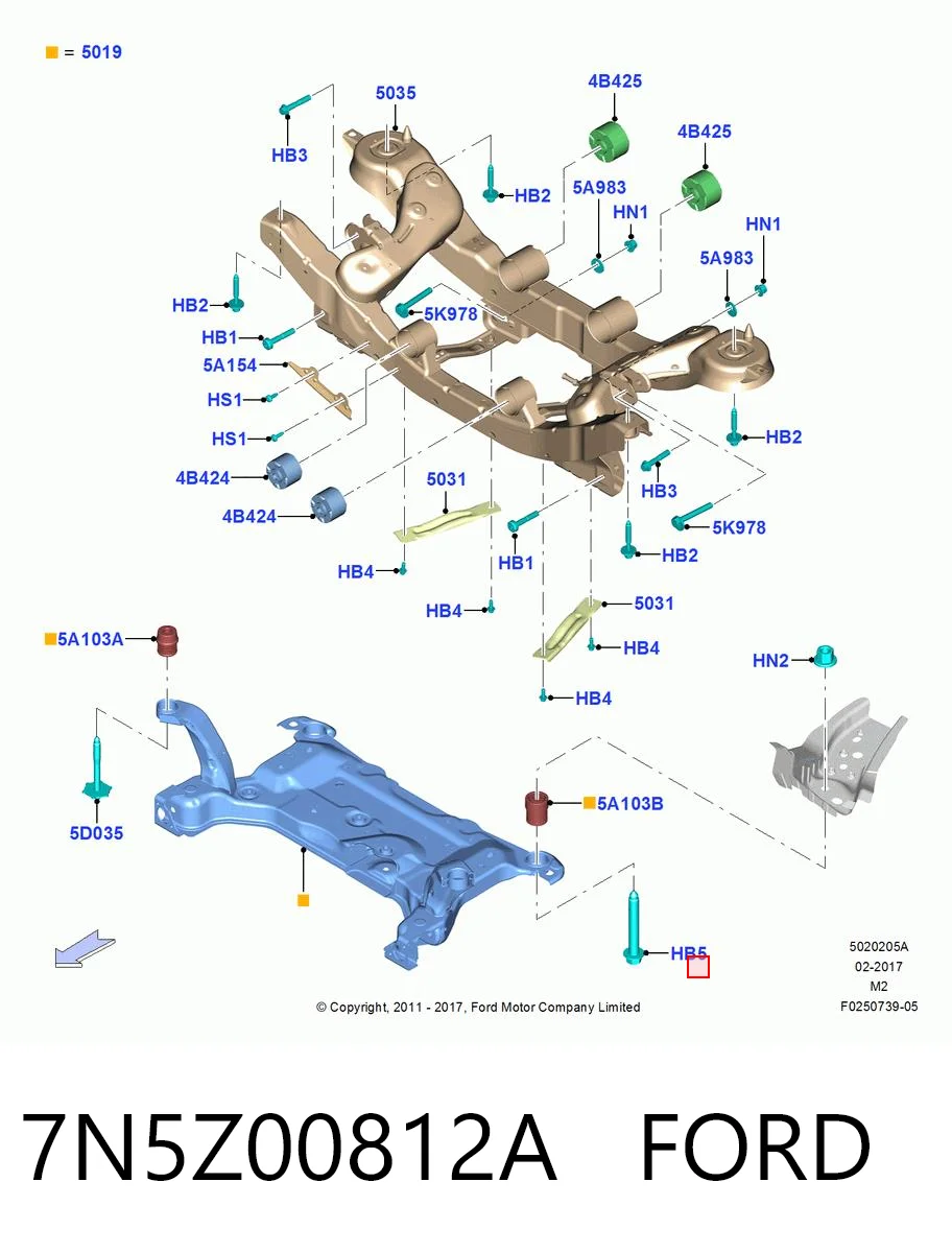 7N5Z00812A Ford 