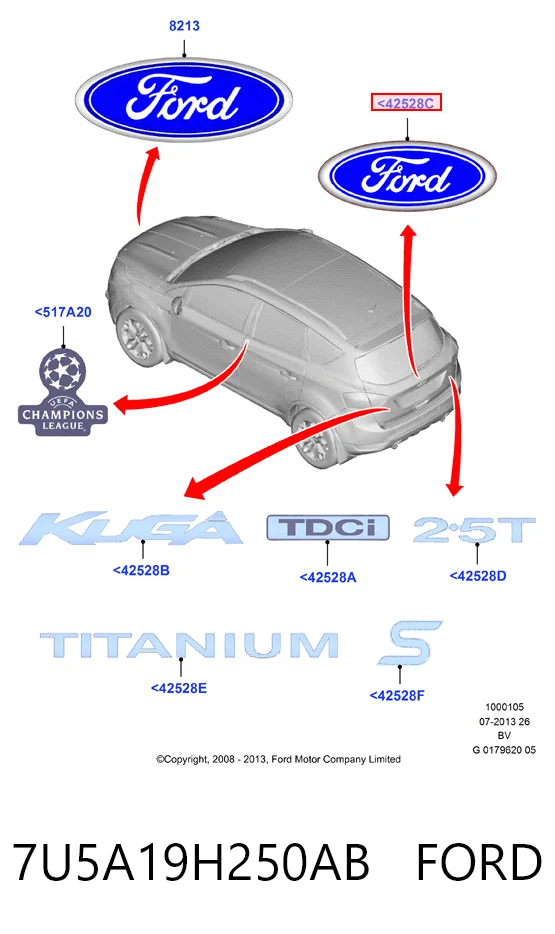 Comprar Emblema Ford Ka  RBT