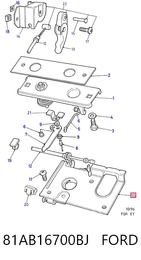 Comprar Cerradura del capó Ford Transit  E a bajo precio