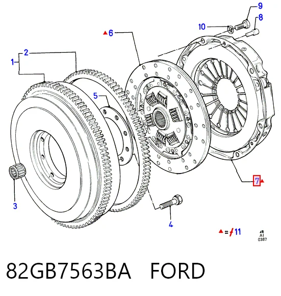 Comprar Plato de presión de embrague Ford Sierra I GBC