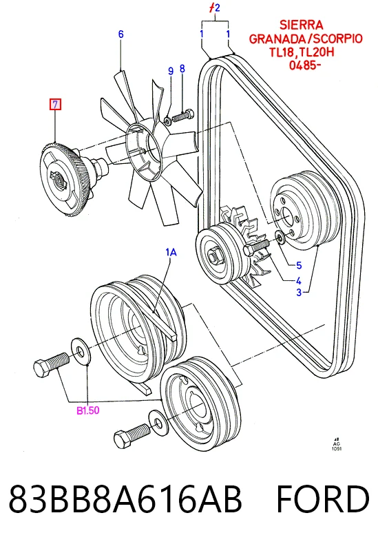 CS5703 Fanex Embrague viscoso