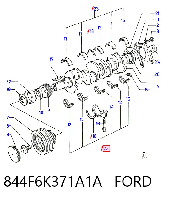 844F6K371A1A Ford