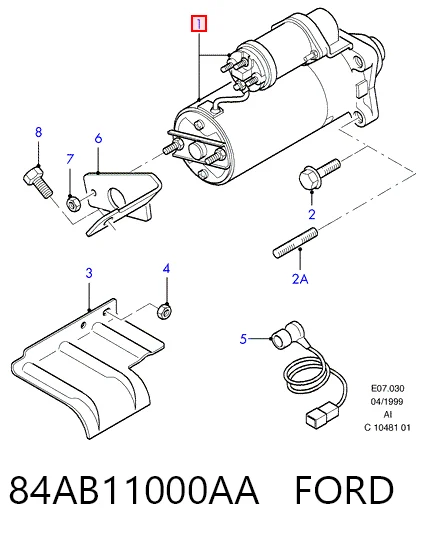 Arrancador Escort hatchback (1998-2000) original desde 60,47 €