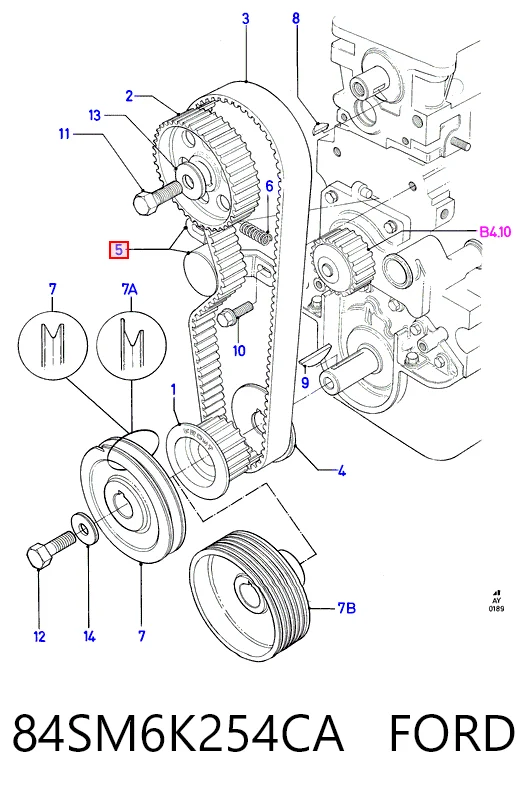 Tensor correa distribución 48010070501AE Chery