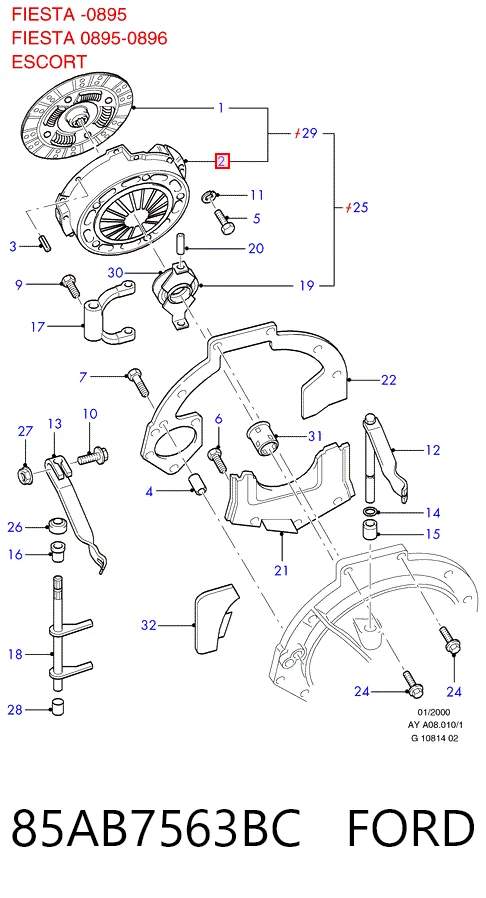 3082085031 Sachs plato de presion del embrague funcion