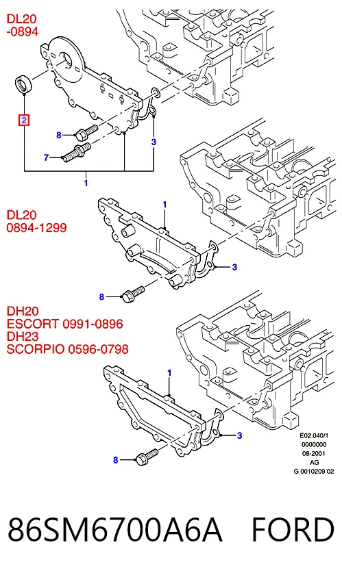 86SM6700A6A Ford