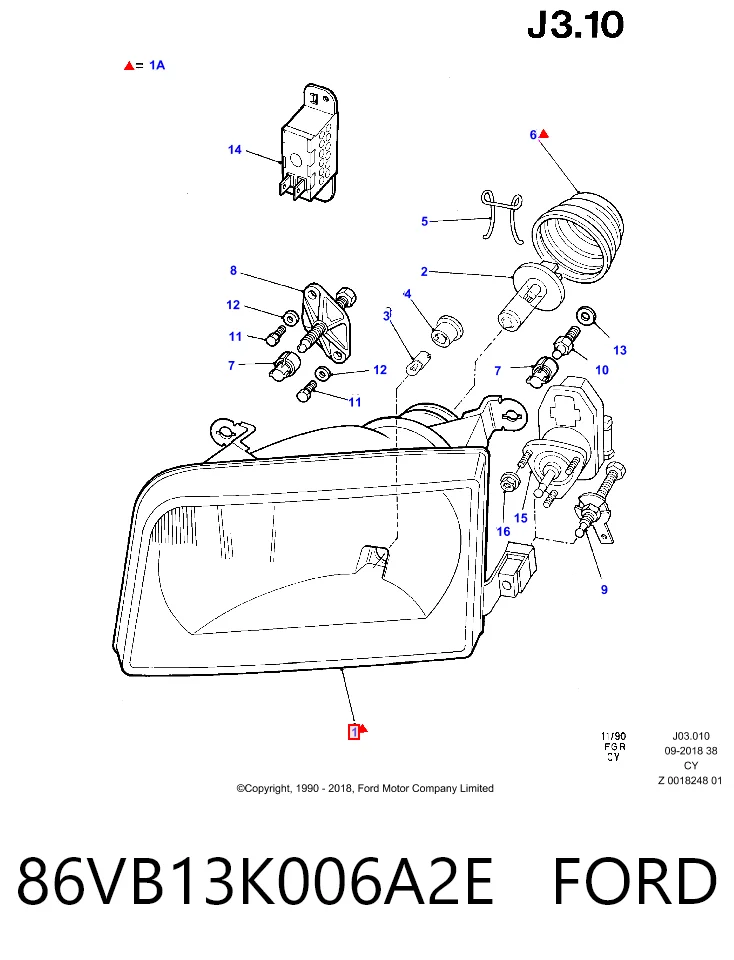 Faros para Ford Transit IV T