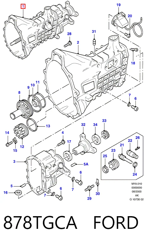Caja de cambios mecánica Ford Sierra II hatchback (GBC,GBG) (1987 - 1993) precio, desde 58,99 EUR