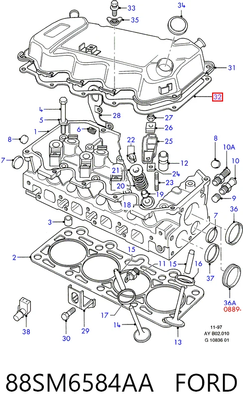 Comprar Junta tapa de balancines Ford Escort III ALD