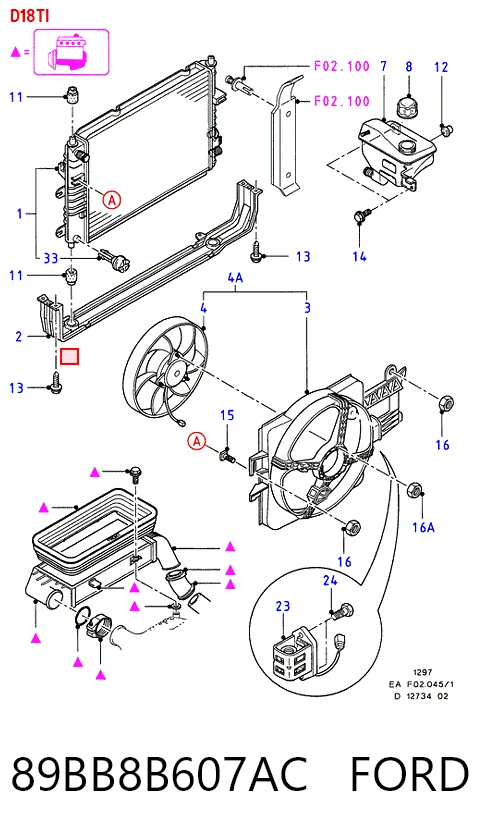 Sensor de temperatura  Ford Mondeo II desde 18,91 €