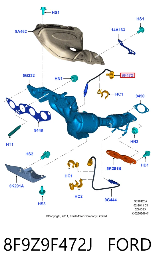 8F9Z9F472J Ford