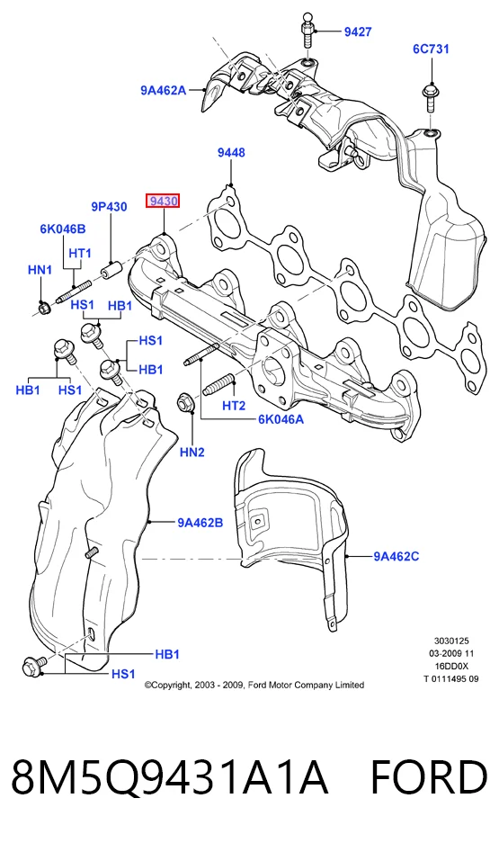 Comprar Colector de escape Ford Fiesta Mk5 JH, JD