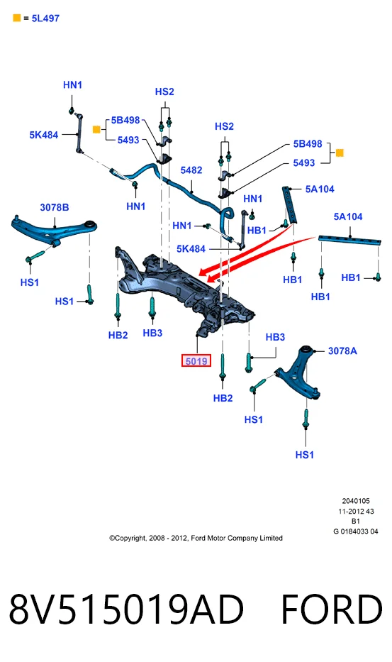 Comprar Puente delantero Ford Fiesta Mk6 CB1
