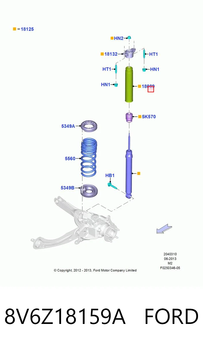 8V6Z18159A Ford