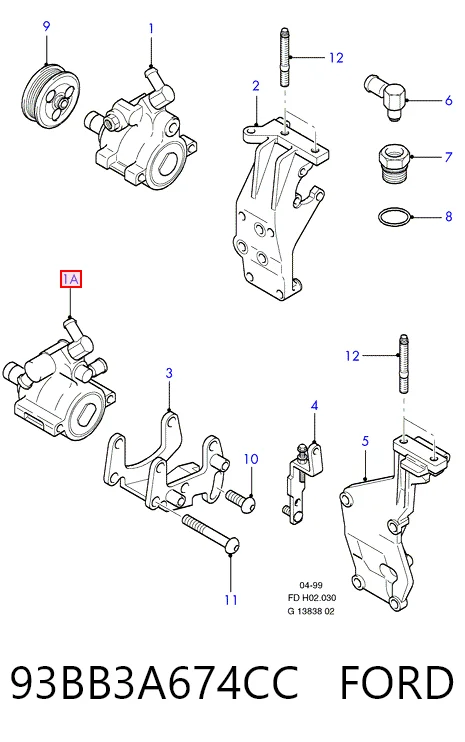Comprar Bomba de dirección Honda Accord IV CB3, CB7