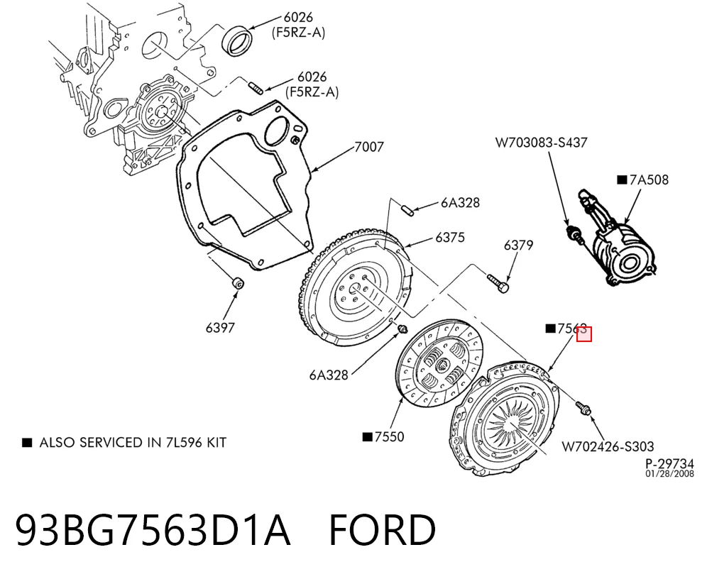 Plato de presión de embrague Ford Mondeo II hatchback (BAP) (1996 - 2000) precio, desde 60,98 EUR