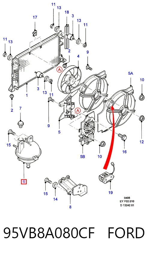 Botella expansion Ford Transit IV furgoneta (E) (1994 - 2000) precio, desde 28,15 EUR
