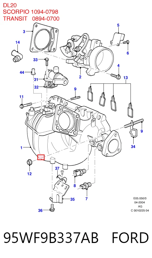 Comprar Regulador de presión de combustible Ford Transit V V184/5