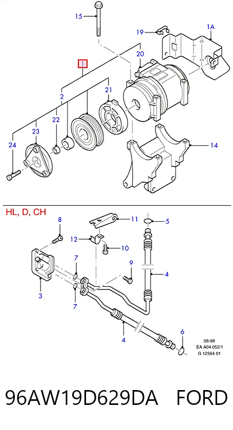 Comprar Compresor de aire acondicionado Ford Escort '91 EXPRESS AVL