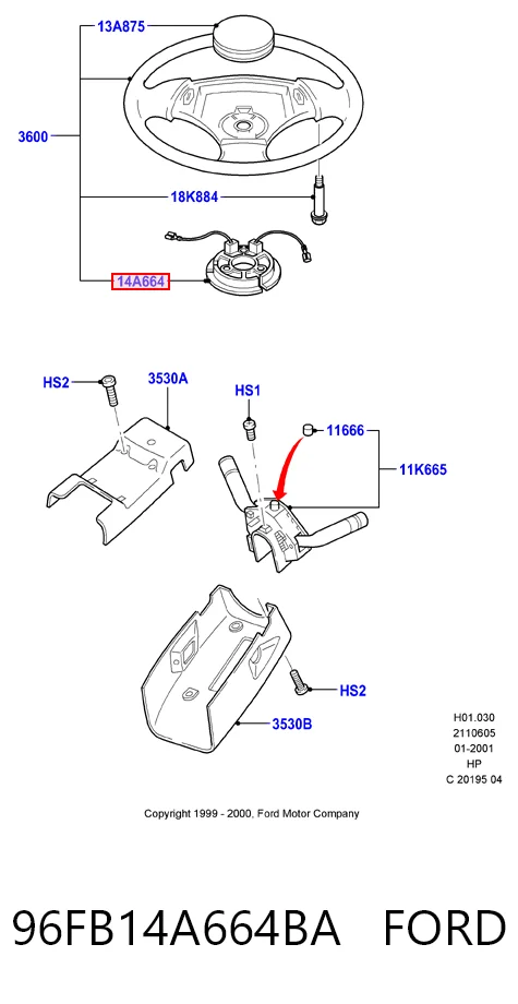 Comprar Anillo AIRBAG del volante Ka  RBT