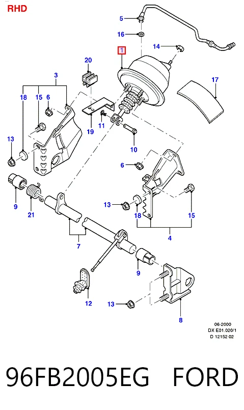 Comprar Servofreno Ford Fiesta Mk4 JAS, JBS