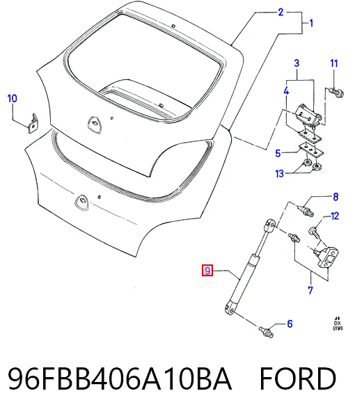 96FBB406A10BA Ford